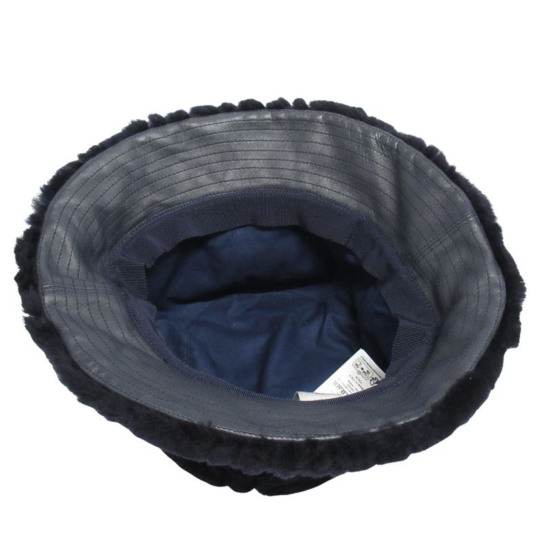 Unused 23aw Christian DIOR D-bobby Canage Bobby Hat Lamb Leather Fur Bucket Hat