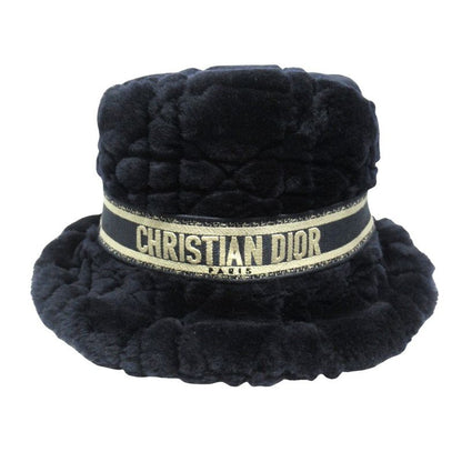 Unused 23aw Christian DIOR D-bobby Canage Bobby Hat Lamb Leather Fur Bucket Hat