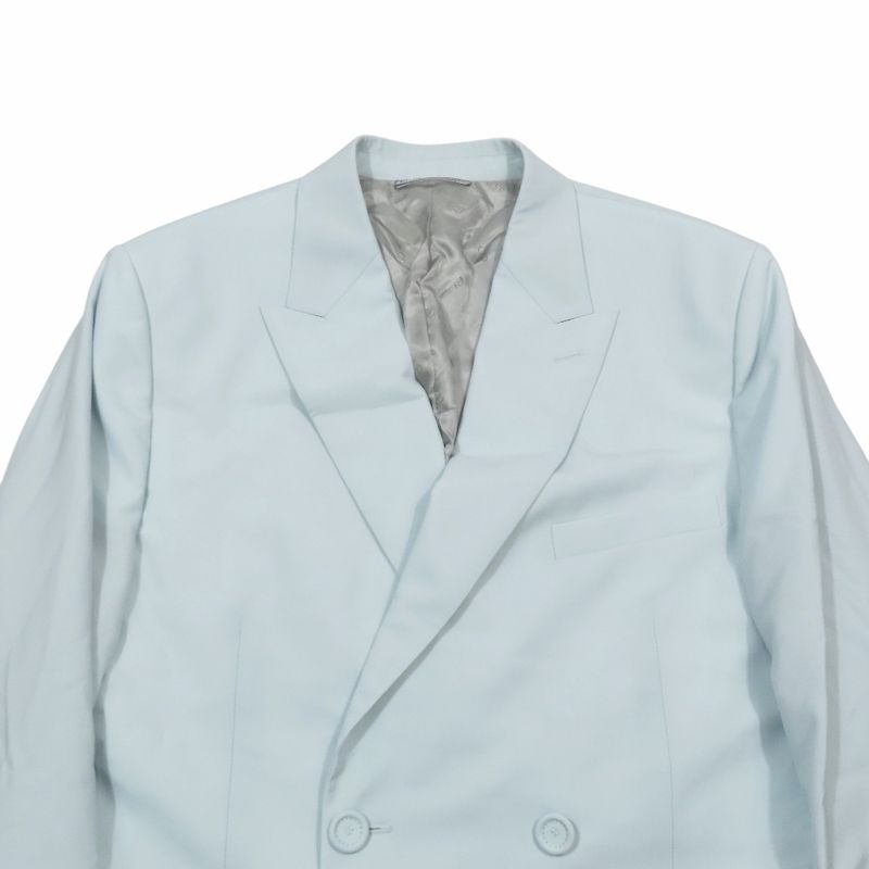 Unused DIOR Tailored Jacket Bleather Peaked Lapel Double Breasted Center Vent