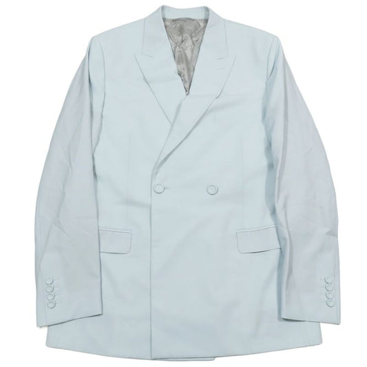 Unused DIOR Tailored Jacket Bleather Peaked Lapel Double Breasted Center Vent