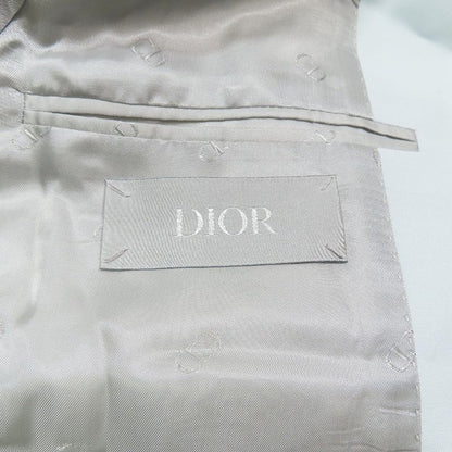 Unused DIOR Tailored Jacket Bleather Peaked Lapel Double Breasted Center Vent