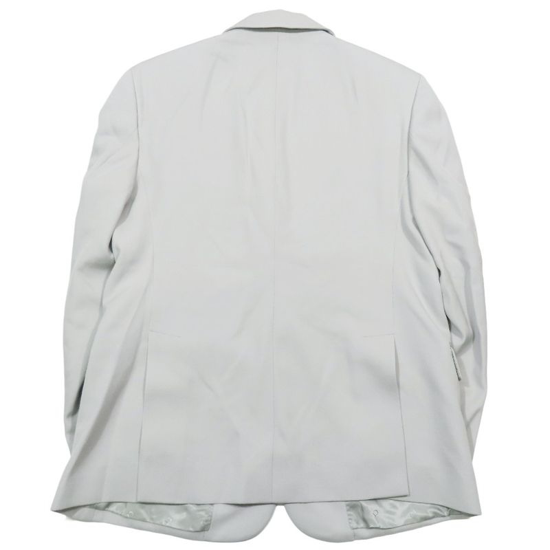 Unused DIOR Wool Tailored Jacket Bleather Single Breasted Side Vents Full Lined