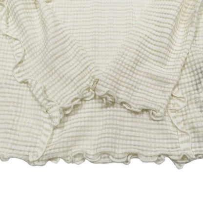 Unused 2022 Fendi Sheer Mesh Cut and Sewn High Neck Long Sleeves Checkered