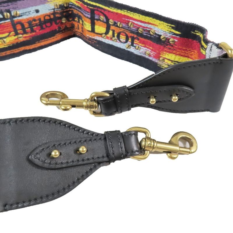Unused Christian Dior Jadior Logo Hardware Canvas for Bag Shoulder Strap