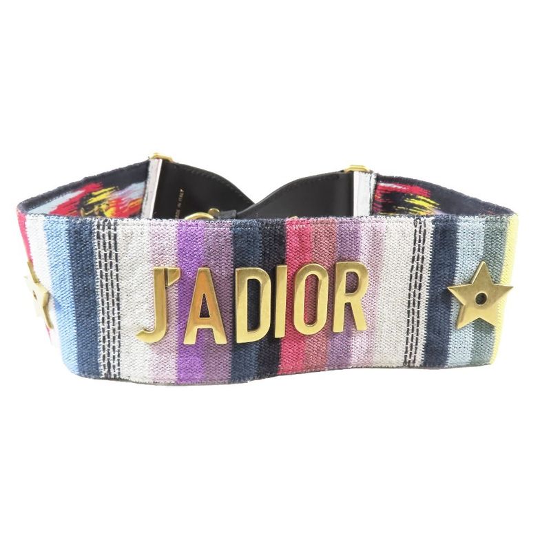 Unused Christian Dior Jadior Logo Hardware Canvas for Bag Shoulder Strap
