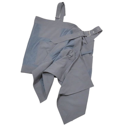 Unused 23ss Dior Tops Feather Jacket Blouson Vest Asymmetrical Mesh Switching