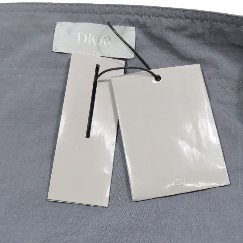 Unused 23ss Dior Tops Feather Jacket Blouson Vest Asymmetrical Mesh Switching