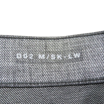 Unused 18ss Saint Laurent Paris Laurent D02 M/sk-Lw Metallic Denim Pants Jeans