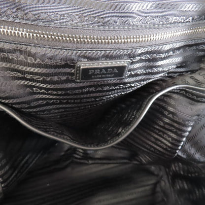 Prada Saffiano Leather Backpack Bag Triangle Logo Triangle Logo Cabasn 2vz102