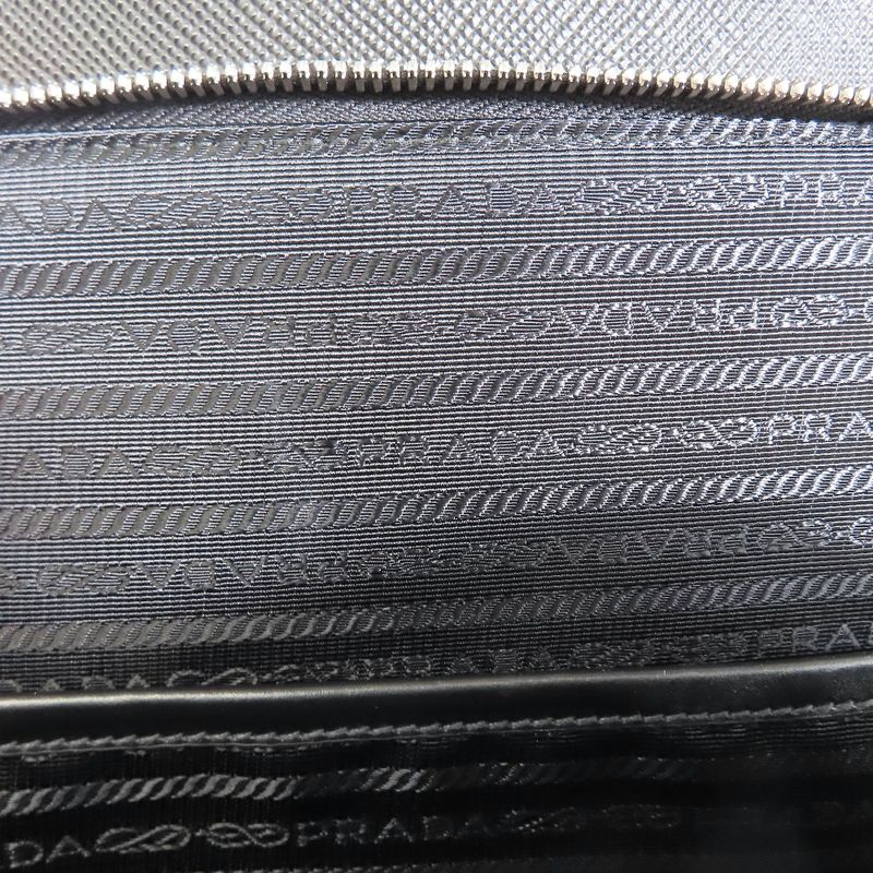 Prada Saffiano Leather Backpack Bag Triangle Logo Triangle Logo Cabasn 2vz102