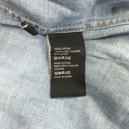 Celine by Hedi Slimane Celine Eddie Period Western Denim Shirt Cut and Sewn