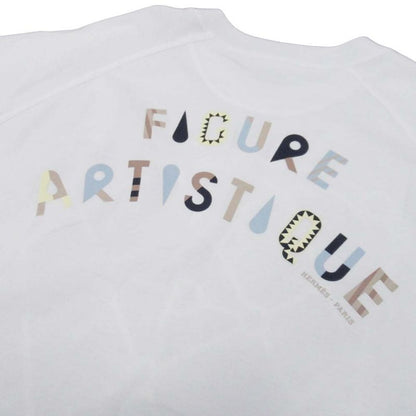 23aw Hermes Figure Artistique T-Shirt Raglan Sleeve Short Sleeves Cut and Sewn