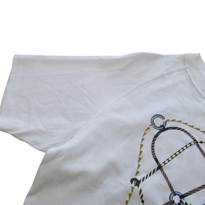 23aw Hermes Figure Artistique T-Shirt Raglan Sleeve Short Sleeves Cut and Sewn