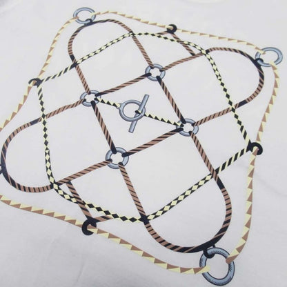 23aw Hermes Figure Artistique T-Shirt Raglan Sleeve Short Sleeves Cut and Sewn