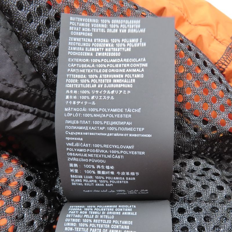 21aw Prada Re-Nylon Triangle Logo Re-Nylon Bicolor Hooded Coat Long Jacket XS