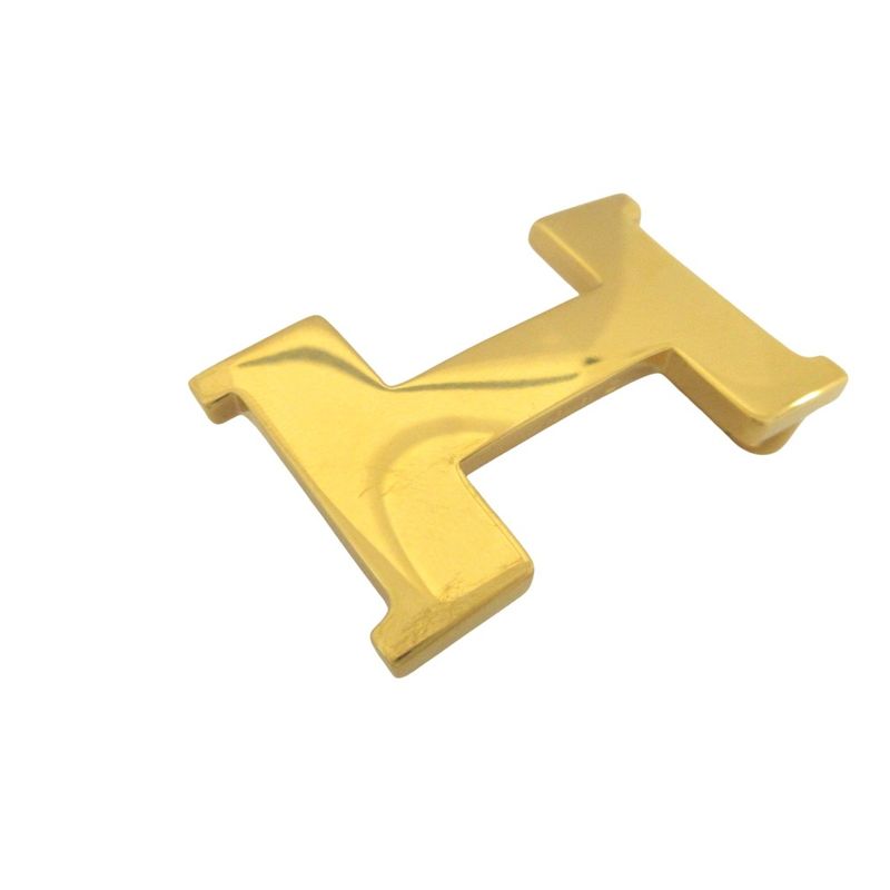 Good Hermes 90's Constance Reversible Leather Belt B Engraved 98 Black Light