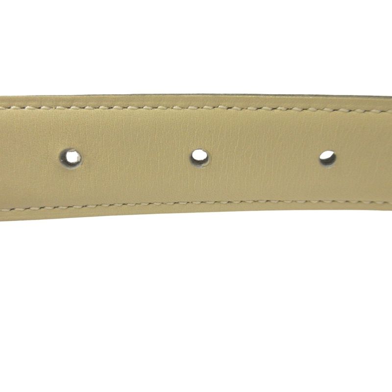 Good Hermes 90's Constance Reversible Leather Belt B Engraved 98 Black Light