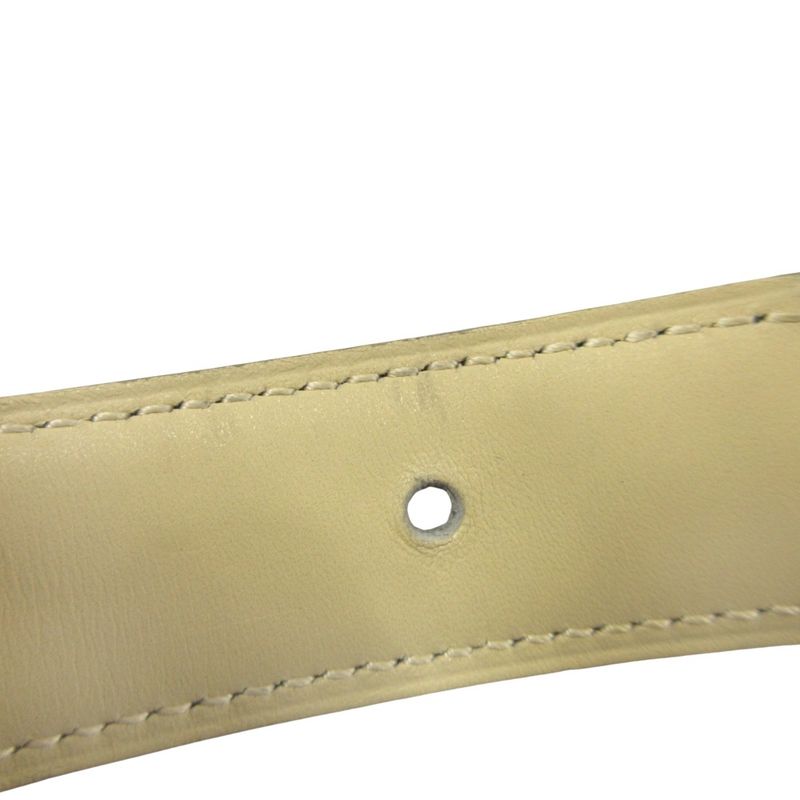 Good Hermes 90's Constance Reversible Leather Belt B Engraved 98 Black Light