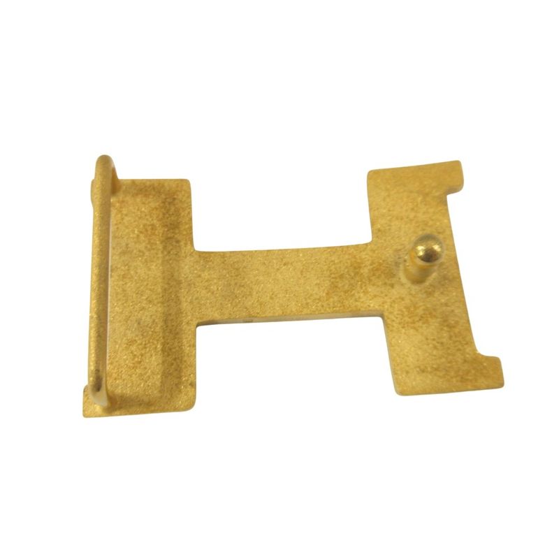 Good Hermes 90's Constance Reversible Leather Belt B Engraved 98 Black Light