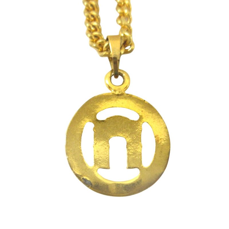 Celine Arc de Triomphe Necklace Pendant Chain Choker Accessories Jewelry Old