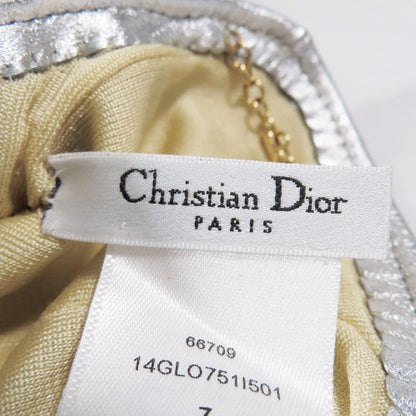 Christian Dior Lamb Leather Gloves Leather Gloves Logo & Pearl Chain Charm 7