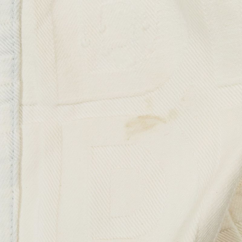 22aw Fendi × Marc Jacobs Embossed Logo Denim Jacket Jean Cotton Fw1131 A06d