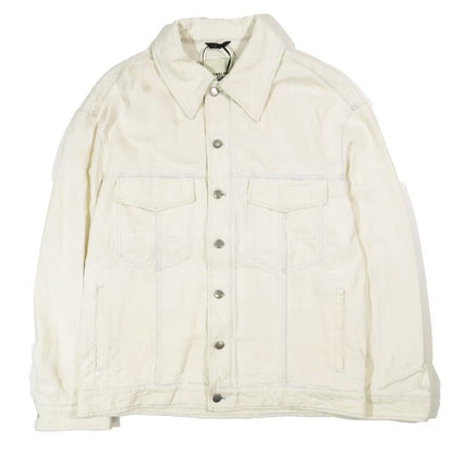 22aw Fendi × Marc Jacobs Embossed Logo Denim Jacket Jean Cotton Fw1131 A06d