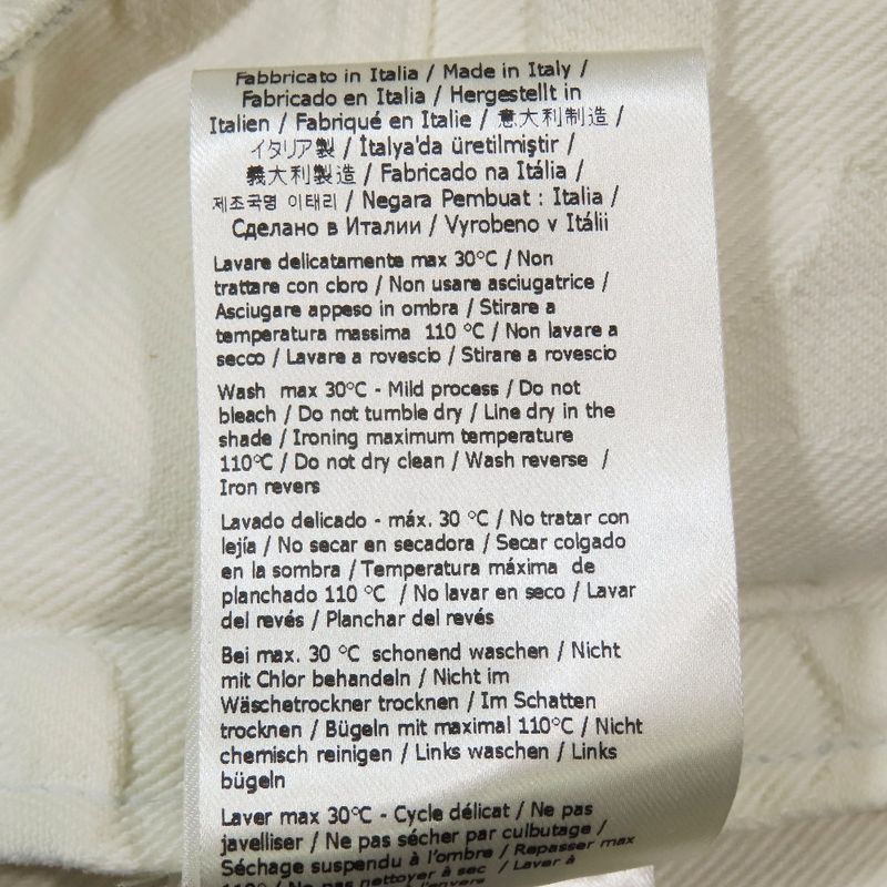 22aw Fendi × Marc Jacobs Embossed Logo Denim Jacket Jean Cotton Fw1131 A06d