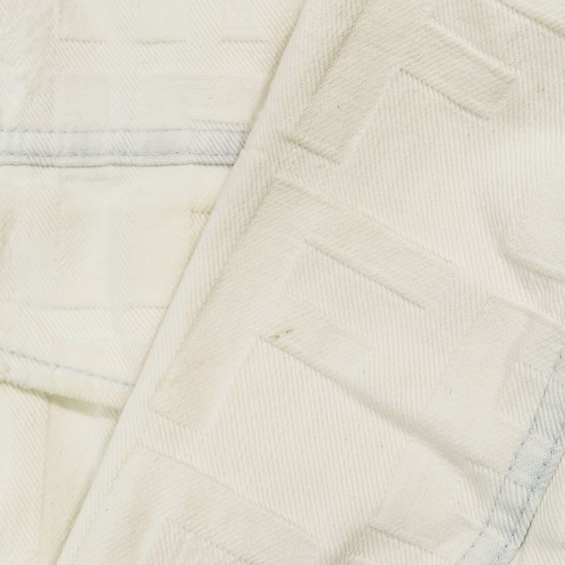 22aw Fendi × Marc Jacobs Embossed Logo Denim Jacket Jean Cotton Fw1131 A06d