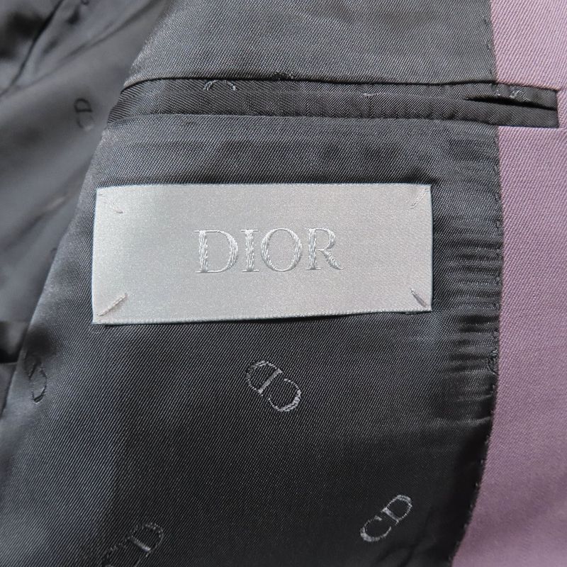 Unused 22aw Dior Tailored Jacket Double Breasted Peaked Lapel Fully Lined CD