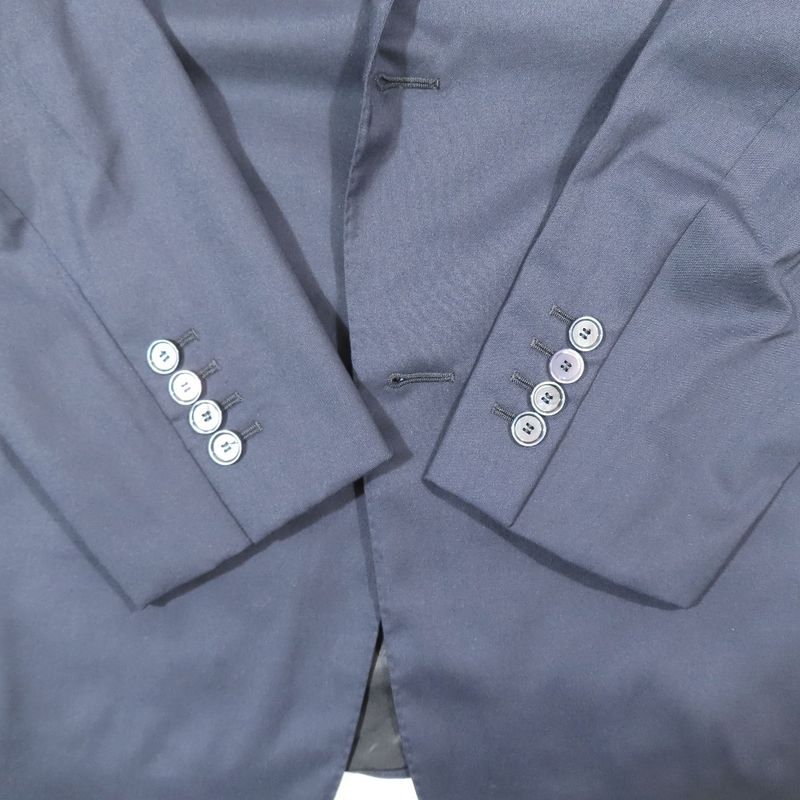 Dior Tailored Jacket Silk-Blend Single Fully Lined CD Logo Lined 2b Center Vent
