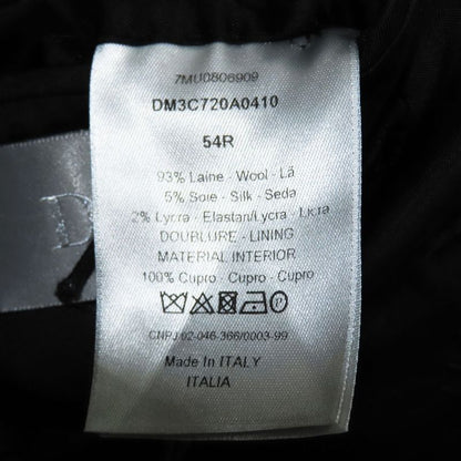 Dior Tailored Jacket Silk-Blend Single Fully Lined CD Logo Lined 2b Center Vent