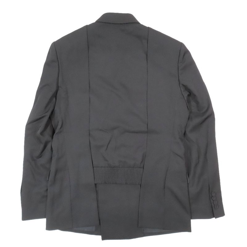 22aw Dior Blouson Docking Tailored Jacket Double Breasted Fully Lined CD Logo
