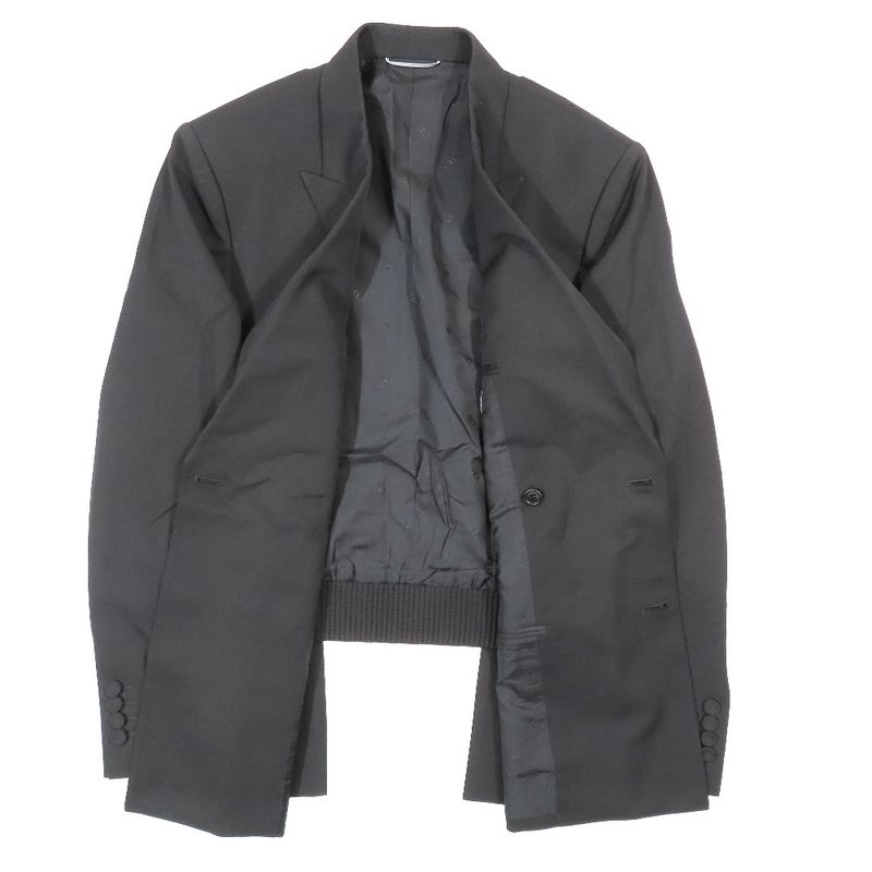 22aw Dior Blouson Docking Tailored Jacket Double Breasted Fully Lined CD Logo