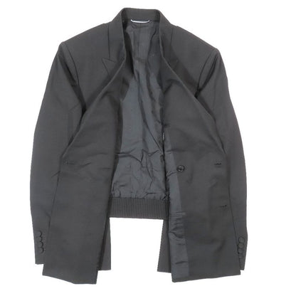 22aw Dior Blouson Docking Tailored Jacket Double Breasted Fully Lined CD Logo