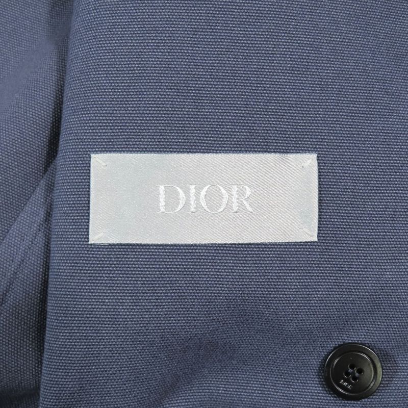 Unused 23ss Dior Cotton Gardener Jacket Tailored Bleather Taylor Oblique No