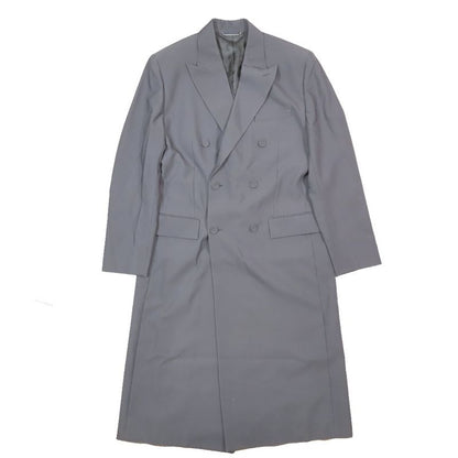 Unused 23aw Dior Double Breasted Chester Coat Long Tailored Jacket Peaked Lapel
