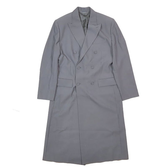Unused 23aw Dior Double Breasted Chester Coat Long Tailored Jacket Peaked Lapel