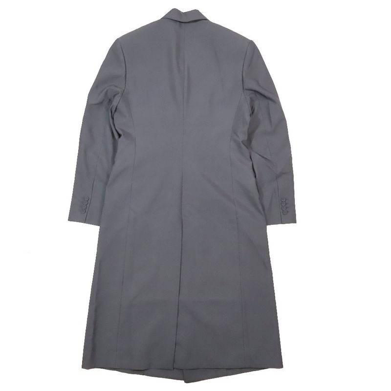 Unused 23aw Dior Double Breasted Chester Coat Long Tailored Jacket Peaked Lapel