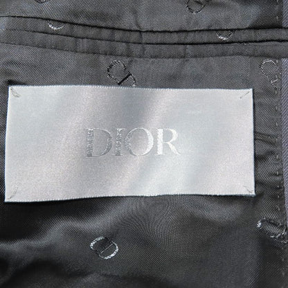 Unused 23aw Dior Double Breasted Chester Coat Long Tailored Jacket Peaked Lapel