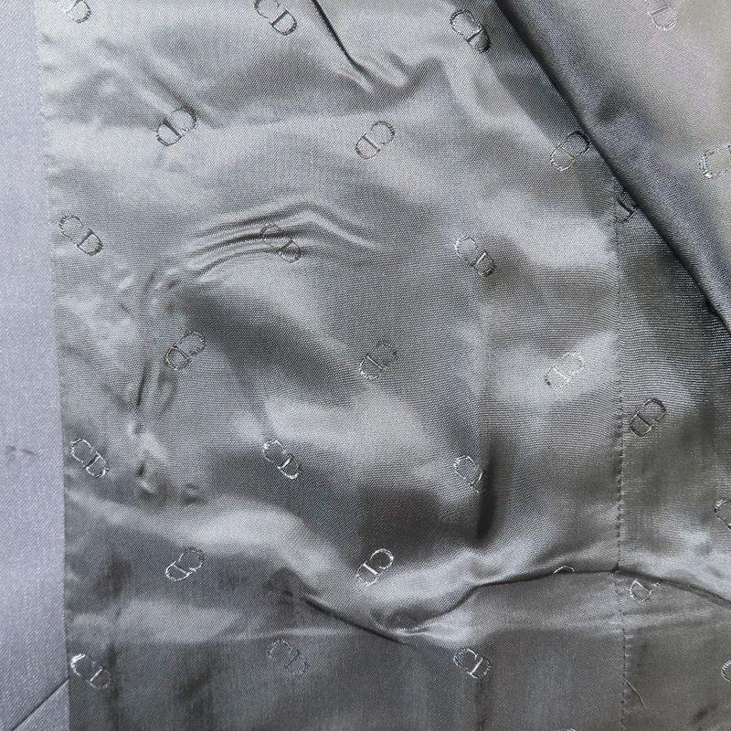 Unused 23aw Dior Double Breasted Chester Coat Long Tailored Jacket Peaked Lapel