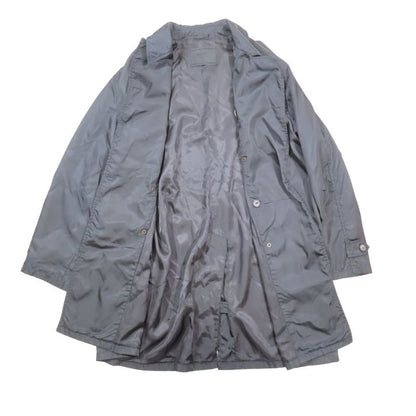 Plada Prada Nylon Trench Coat Outerwear Jacket 90s 00s Vintage L Navy Mens Used