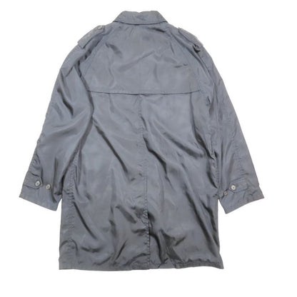 Plada Prada Nylon Trench Coat Outerwear Jacket 90s 00s Vintage L Navy Mens Used
