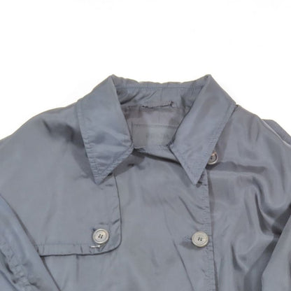 Plada Prada Nylon Trench Coat Outerwear Jacket 90s 00s Vintage L Navy Mens Used