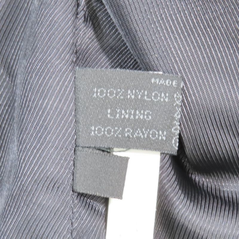 Plada Prada Nylon Trench Coat Outerwear Jacket 90s 00s Vintage L Navy Mens Used