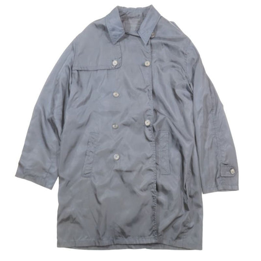 Plada Prada Nylon Trench Coat Outerwear Jacket 90s 00s Vintage L Navy Mens Used