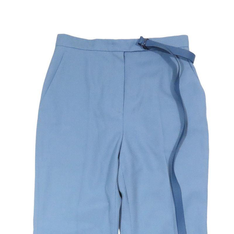 2022 Fendi Wide Pants Slacks Bootcut Flared Center Press with Logo Belt 36 Sac