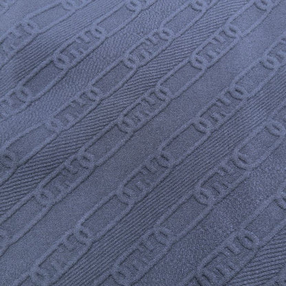 Unused 21ss Fendi Ff Logo Zucca Chain Pattern Embossed Knit Tight Skirt Long