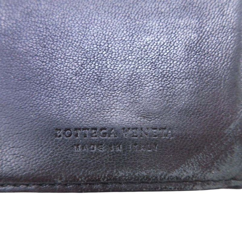 Good Bottega Veneta Intrecciato Long Wallet with Coin Purse 134075 Black Men