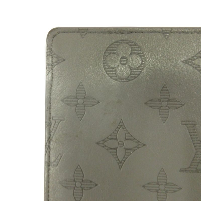 Good Louis Vuitton Monogram Shadow Portefeuille Brazza Bifold Long Wallet